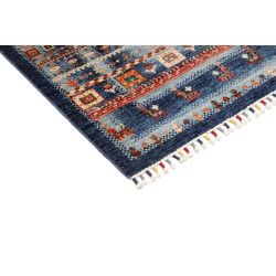 Tappeto Originale Siva Pakistan 81x125 Blu Ross