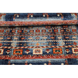 Tappeto Originale Siva Pakistan 81x125 Blu Ross