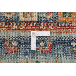 Tappeto Originale Siva Pakistan 81x125 Blu Ross
