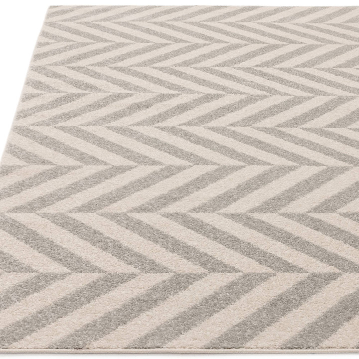 Rug Muse geometric grey beige 120x170 cm