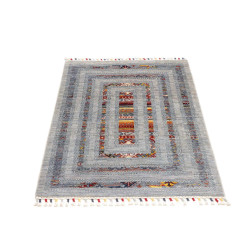 Tappeto Originale Siva Pakistan 80x111 Azzurro