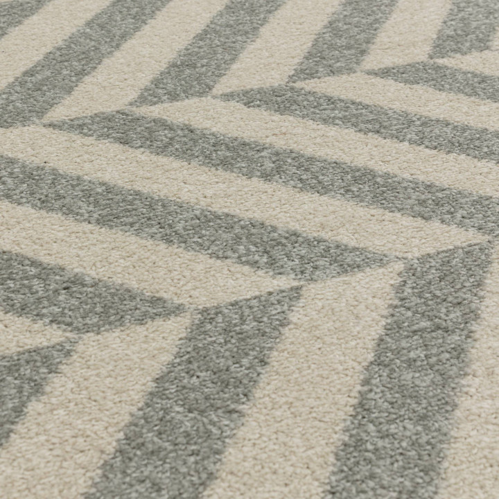 Rug Muse geometric grey beige 120x170 cm