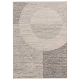 Tappeto Muse geometrico grigio chiaro e grigio s