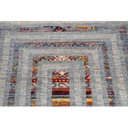 Tappeto Originale Siva Pakistan 80x111 Azzurro
