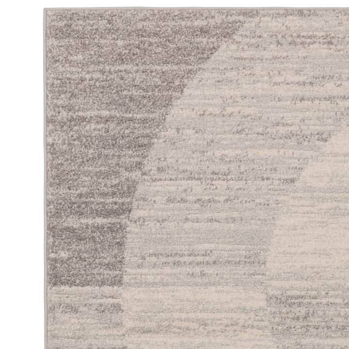 Tappeto Muse geometrico grigio chiaro e grigio s