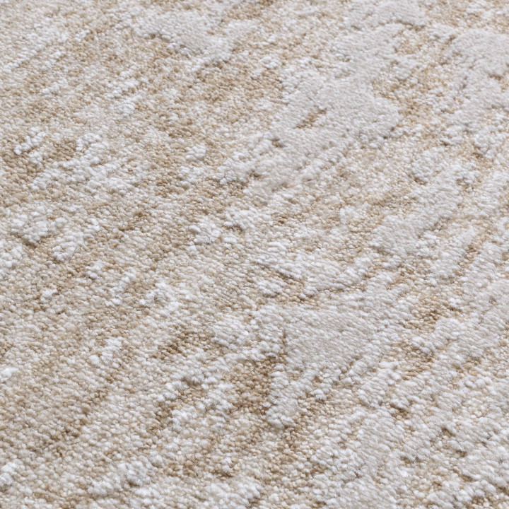 Tappeto Anders astratto beige e bianco naturale