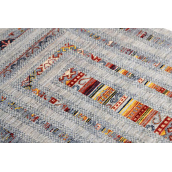 Tappeto Originale Siva Pakistan 80x118 Azzurro