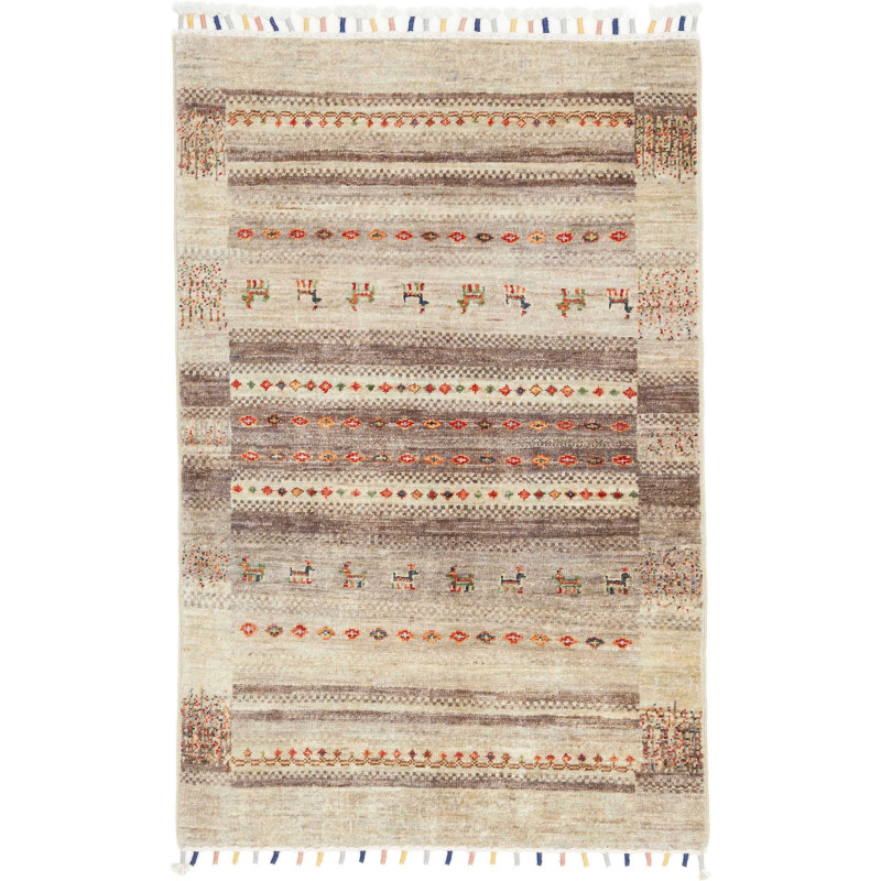 Tappeto Originale Siva Pakistan 80x120 Beige Ma