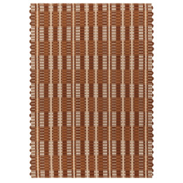 Tappeto Arden GRS geometrico marrone e beige 120