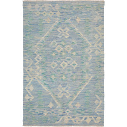 Hand Made Rug Kilim Afghanistan 99x154 Light Bl