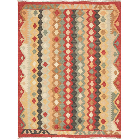 Hand Made Rug Kilim Afghanistan 108x145 Brick R
