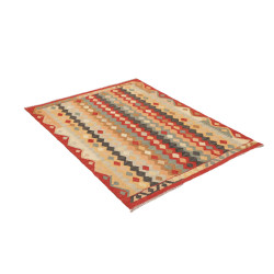 Hand Made Rug Kilim Afghanistan 108x145 Brick R