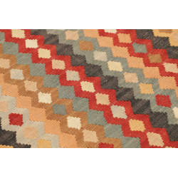 Hand Made Rug Kilim Afghanistan 108x145 Brick R
