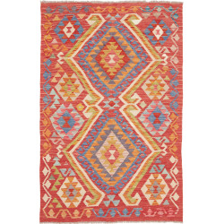 Hand Made Rug Kilim Afghanistan 101x158 Orange