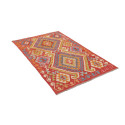 Hand Made Rug Kilim Afghanistan 101x158 Orange