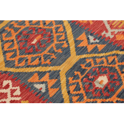Hand Made Rug Kilim Afghanistan 101x150 Red Blu