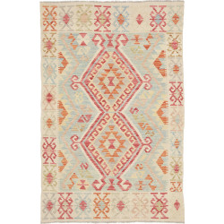 Hand Made Rug Kilim Afghanistan 97x148 Cream Pa