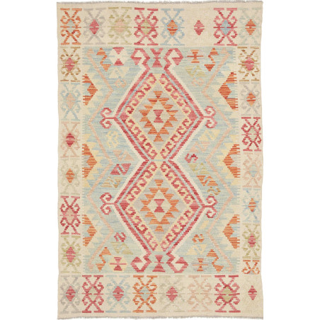Hand Made Rug Kilim Afghanistan 97x148 Cream Pa