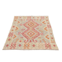 Hand Made Rug Kilim Afghanistan 97x148 Cream Pa
