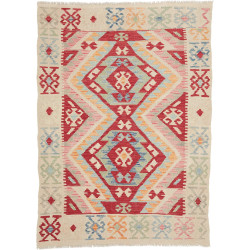 Hand Made Rug Kilim Afghanistan 105x145 Beige R