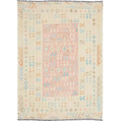 Hand Made Rug Kilim Afghanistan 108x146 Beige P