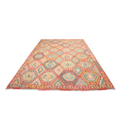 Kilim 208x297 Cm Kilim, Afghanistan, Lana Cardata A Mano