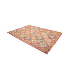 Kilim 208x297 Cm Kilim, Afghanistan, Lana Cardata A Mano