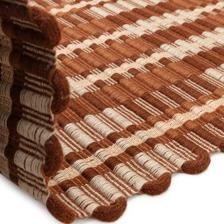 Tappeto Arden GRS geometrico marrone e beige 200