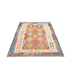Kilim 123x182 Cm Kilim Afghanistan, Lana Cardata A Mano