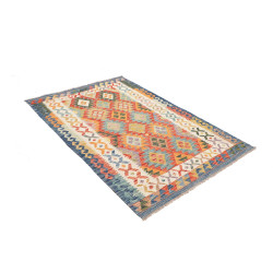 Kilim 123x182 Cm Kilim Afghanistan, Lana Cardata A Mano