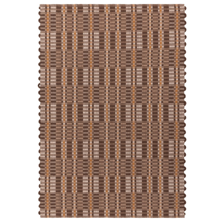Rug Arden GRS geometric brown beige ochre 120x17
