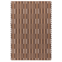 Tappeto Arden GRS geometrico marrone e beige 160