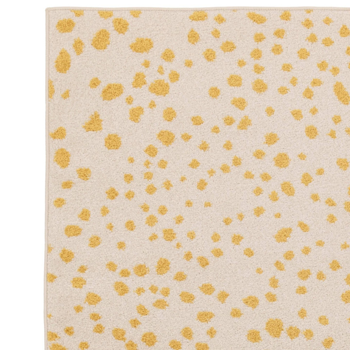 Tappeto Muse astratto giallo e beige corsia 66x2