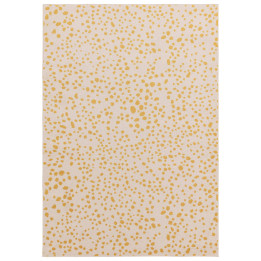 Tappeto Muse astratto giallo e beige 120x170 cm