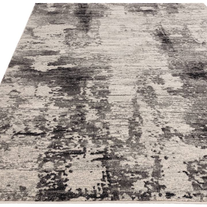 Tappeto Nova astratto grigio e grigio scuro 200x