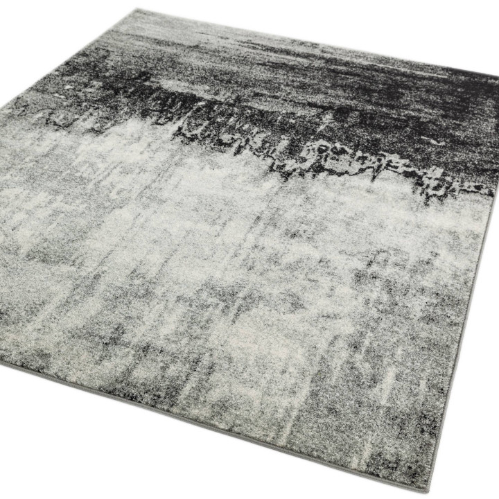 Rug Nova abstract grey silver black 160x230 cm