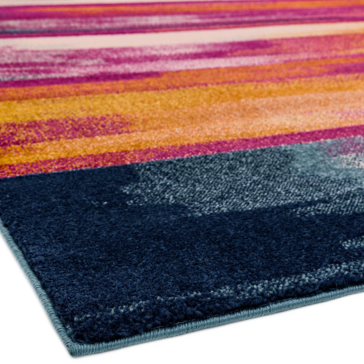 Tappeto Nova astratto rosso e arancione 160x230