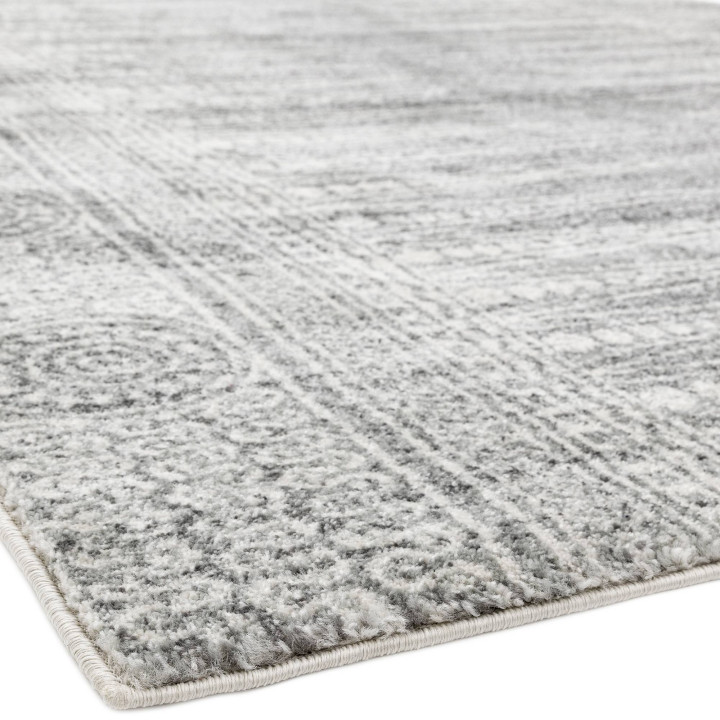 Rug Nova geometric light grey dark grey white 16