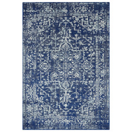 Rug Nova floral with medallion blue light blue w