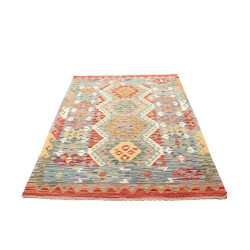 Kilim 133x182 Cm Kilim Afgano, Lana Cardata A Mano ordito: