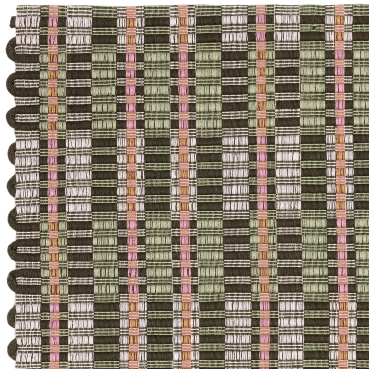 Rug Arden GRS geometric green brown pink white 2