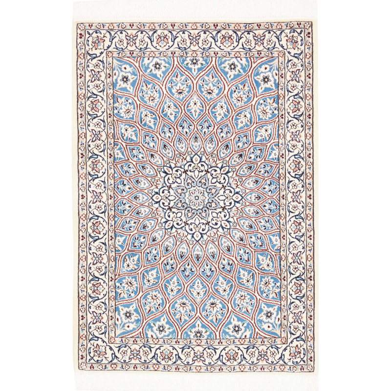 Tappeto Originale Nain 9la Persia 80x121 Blu Az