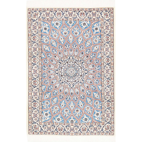 Tappeto Originale Nain 9la Persia 80x121 Blu Az