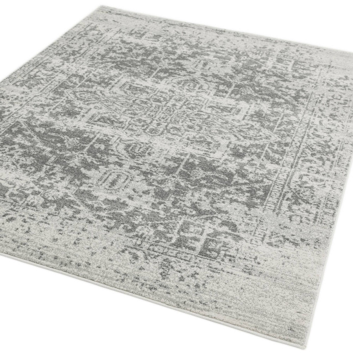 Tappeto Nova stilizzato grigio chiaro e grigio s