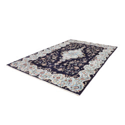 Tappeto Originale Kashmar Persia 216x322 Blu Sc