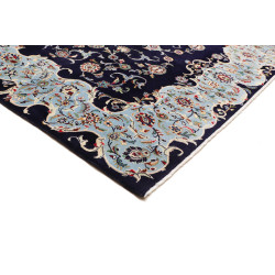 Tappeto Originale Kashmar Persia 216x322 Blu Sc