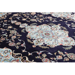 Tappeto Originale Kashmar Persia 216x322 Blu Sc