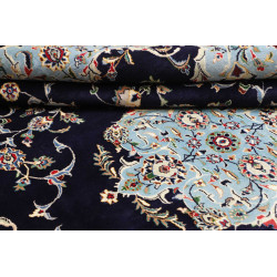 Tappeto Originale Kashmar Persia 216x322 Blu Sc