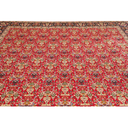 Tappeto Originale Tabriz Persia 303x385 Rosso B