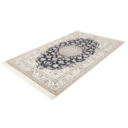 Tappeto Originale Nain 9la Persia 154x244 Blu N